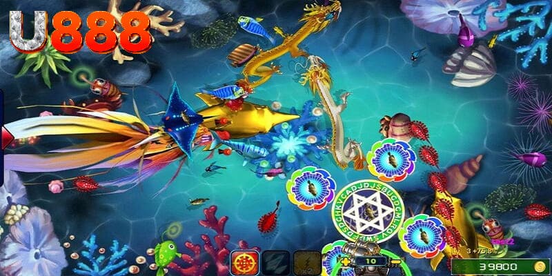 Nhiều chủng loại sinh vật biển xuất hiện trên game bắn cá ăn xu