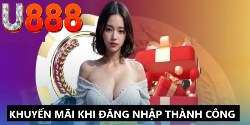 Hưởng nhiều ưu đãi khủng khi đăng nhập U888