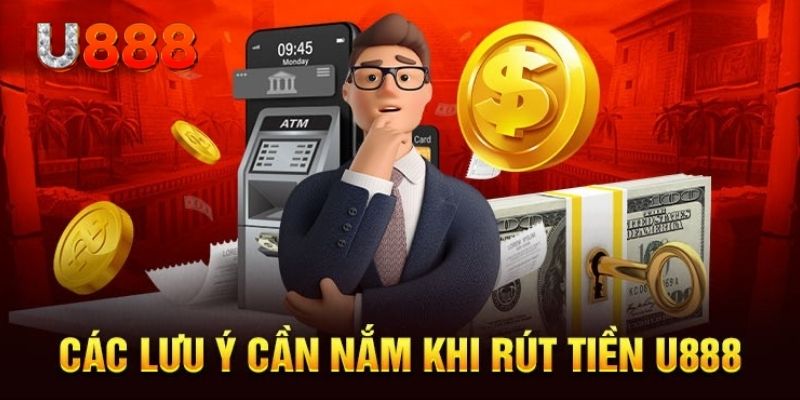 Lưu ý quan trọng để quá trình rút tiền diễn ra suôn sẻ tại U888